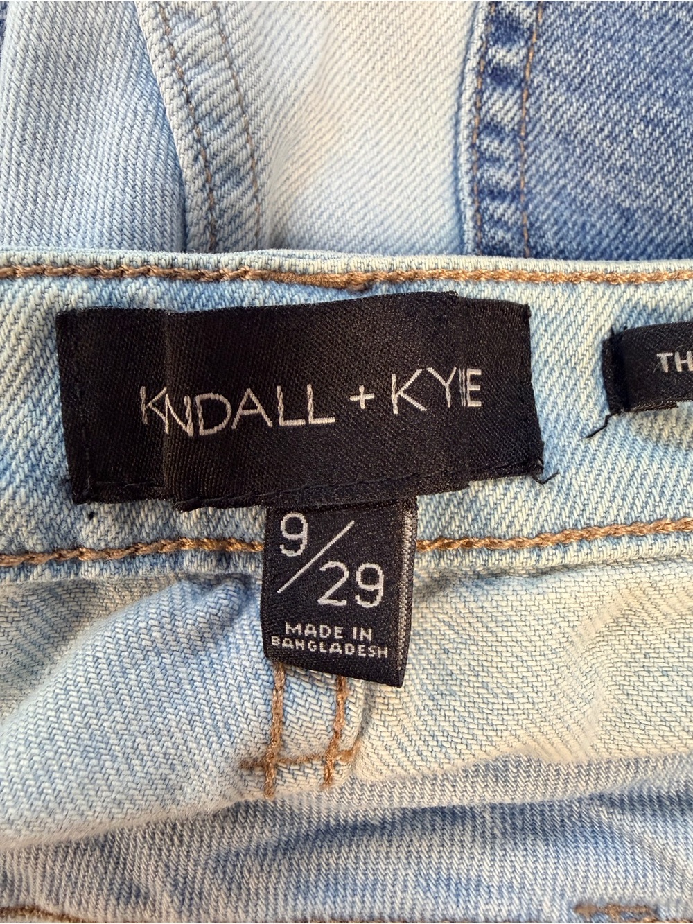 Kendall + Kylie Ultra Babe Skinny Jeans 9/29 Two Tone Colorblock High Rise - Picture 4 of 5